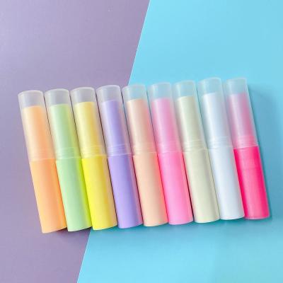 China Lipstick LZ Low MOQ 100pcs Multri Filling Wholesale Containers Logo Slim Lip Balm Tubes Custom Colors PP DIY Lip Balm Tubes 3g Package for sale