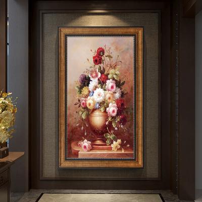 China Modern American style porch decoration painting mural at the entrance hotel warm antique restaurant hanging painting for sale