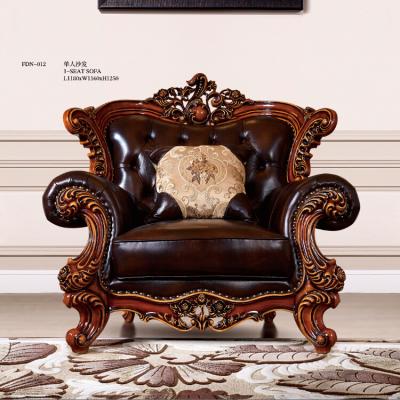 China Antique Elegant Corner Sofa BISINI 1 Seater Leather Sofa for sale