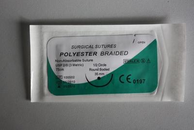 China Polyester surgical suture material for sale