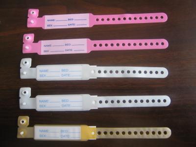 China China original ABS plastic Plug-in type Child/adult Medical ID bracelets for sale