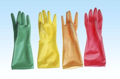 Chine Gants de latex pour le ménage, gants de ménage de latex à vendre