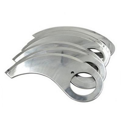 Chine Food mechanical blade Cutting meat arc blade stainless steel food blade stainless steel mechanical blade à vendre