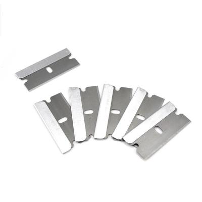 China Automobile glass cleaning scraper plastic handle cleaning scraper carbon steel grease scraper blade for sale