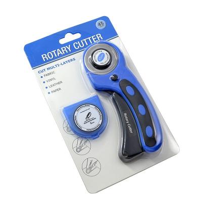 China 45mm roller knife cloth cutter quilt wheel knife rotary cutting round knife cloth cutting round blade cloth hob for sale