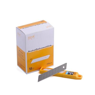 Chine 18mm large SK2 carbon steel Cutter wallpaper blade 10 pieces/small box of cutter blade à vendre