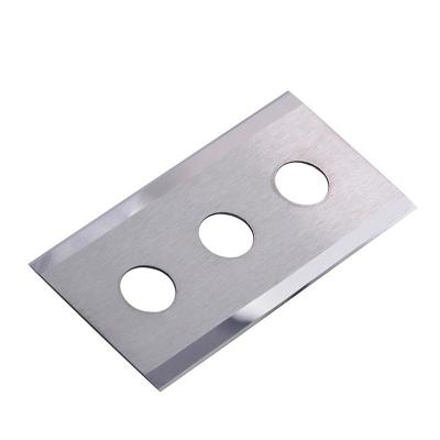 China Custom tungsten steel three-hole blade carbide blade film slitting knife tape chemical fiber three-hole blade for sale