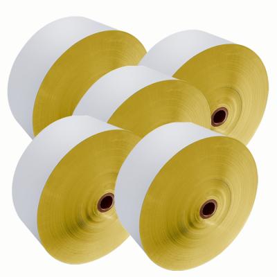 China 1080/1224/1525mm Width Heat Sensitive Good Quality Self Adhesive Direct Thermal Label Jumbo Roll for sale