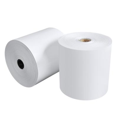 China Low Price 80*80 Mm Custom Heat Sensitive Paper Custom Roll Various Widely Used China Factory Sale Stickers Usage Cash Register Label Rolls for sale