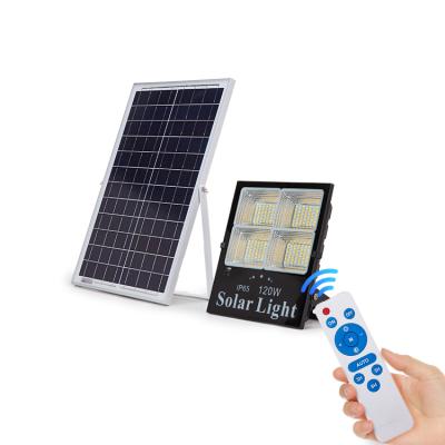 China PREMIUM outdoor waterproof garden solar led flood light remote control+ IP65 SMD 30w 60w 100w 200w 300w for sale