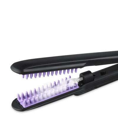 China High Quality Cute Mini Electric Ceramic Safe And Student Gift Safety Black Tooth Straightener High Quality Hair Manshaircut Comb for sale