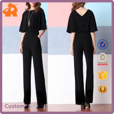 China Long straight casual anti-pilling low price plus size jumpsuit for women elegant sleeveless 2017 for sale