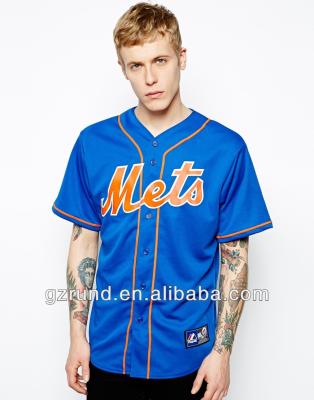 China New York Mets Baseball Jersey Anti-Pilling T-shirt Custom Design Cheap Alternative Dry Fit Chinese Clothes Supplier For Man model-sc190 for sale