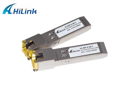 Κίνα Χαλκός πομποδεκτών RJ45 Hilink 2.5G SFP 100M ενότητα ινών SFP προς πώληση