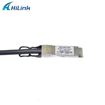 China 5M QSFP DAC Cables QSFP+ 40G passives direktes Befestigungs-Kupfer steckbar zu verkaufen