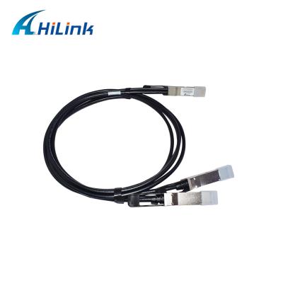 China Directe 200G QSFP56 maken Kabeldoorbraak DAC Cable 2*QSFP28 2M vast Te koop