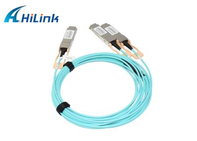 China Optisches aktives Kabel 200G QSFP56 QSFP AOC 2 zum Ethernet-Kabel X QSFP28 AOC zu verkaufen