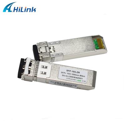 Cina Modulo Pluggable caldo di Ethernet dello ZR 1550nm SFP del ricetrasmettitore SMF 80KM di 10G SFP+ in vendita