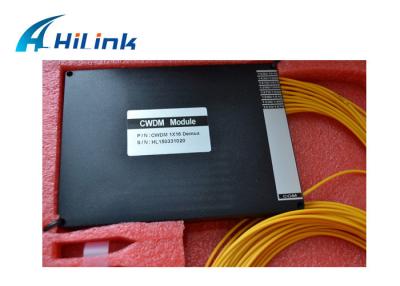 Cina Singolo multiplexor della fibra CWDM, un'attrezzatura di 8 di Manica ottica di Mux con il contenitore di ABS in vendita