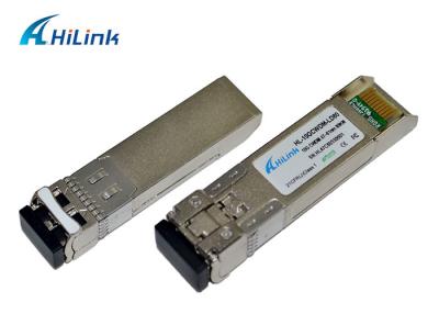 China Transceptor ótico 80km 1470nm-1610nm de SFP+ CWDM, identificador dos sistemas 10G de CWDM à venda