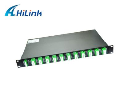 China Toegangsnetwerk DWDM Mux Demux CH21 - CH60 40ch LC in 19 ' 1U-Rek zet op Te koop