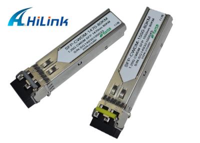 China Transceiver-Faser-Optikinterface-Baustein geringer Energie CWDM SFP Ableitung 1260 - 1610nm zu verkaufen