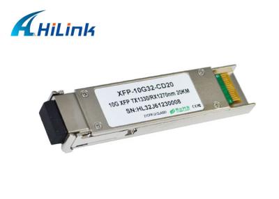 China Heißes steckbares Transceiver-Netz Simplexbetrieb LC XFP, 10 Gigabit-Faser-Transceiver zu verkaufen