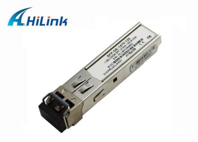 중국 1.25Gbps 기가비트 이더네트 스위치를 위한 단일 모드 섬유 SFP 광학적인 단위 CWDM-SFP-1470 판매용