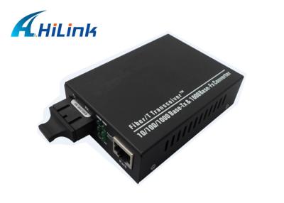 China 10 100 1000Base TX To 1000Base FX Media Converter , SM Duplex SC Media Converter for sale