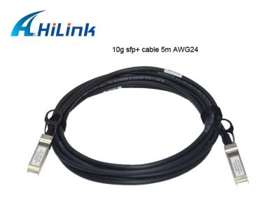 Cina 5 metri dirigono il cavo di rame dell'attaccatura, SFP+ al cavo SFP-H10GB-CU5M di SFP+ in vendita