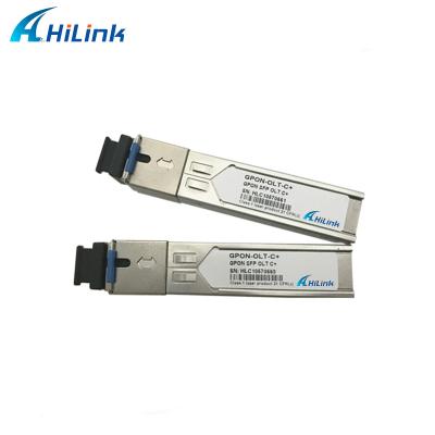 Китай Модуль 20KM SC/UPC 1490nm/1310nm SFP 2.5Gbps/1.25Gbps GPON OLT GPON SFP OLT C+ продается