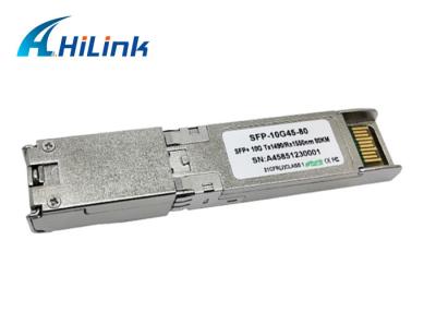 中国 データ通信の多用性がある単一繊維光学モジュール80Km 10G WDM SFP 1490/1550nm LC 販売のため