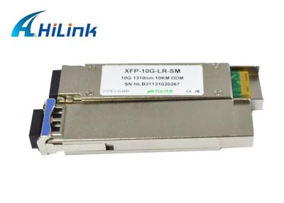 China 10Gbp / s XFP-10GLR-OC192SR Optical Transceiver Module 1310nm / 10KM Single mode XFP Module for sale