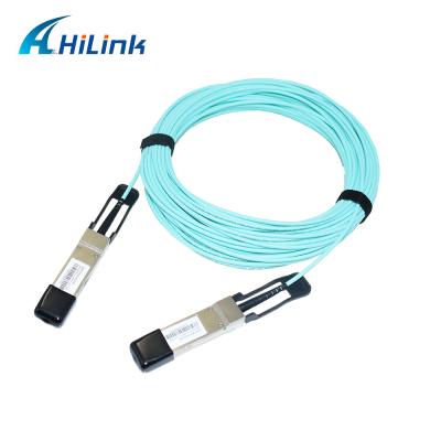 China QSFP 40G AOC-Kabel OM3 OM4 QSFP+ bis QSFP+ AOC-aktiver optischer Kabel 20M zu verkaufen