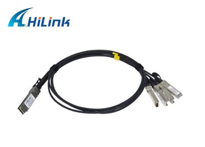 중국 QDR Infiniband를 위한 4 SFP+에 QSFP DAC 40G 탈주 케이블 QSFP+ 판매용