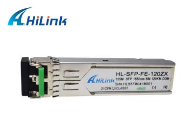 China LC SFP Transceiver HW OLT OSN6800 STM-1 155M 100base 120km 1550nm for sale