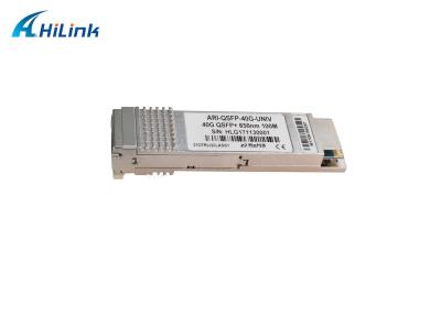 China Transmisor-receptor de la fibra con varios modos de funcionamiento QSFP+, módulo óptico de QSFP con la supervisión de los diagnósticos de Digitaces en venta