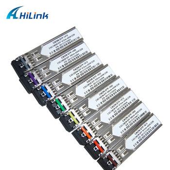 China 1470-1610nm SFP Transceiver Module 2.5G ER 40KM CWDM SFP Low Power Dissipation for sale