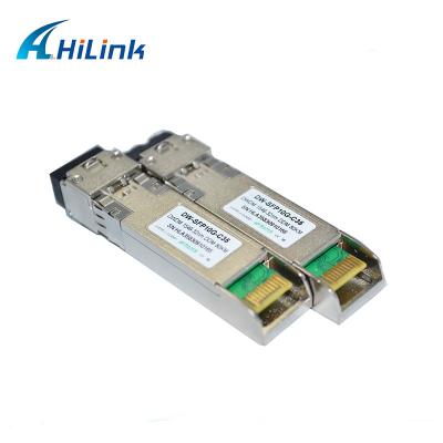 China van de de Zendontvangermodule van 10G DWDM SFP Optische de Vezel van de de Datasnelheid10g 80km Afstand 23db DDM Te koop