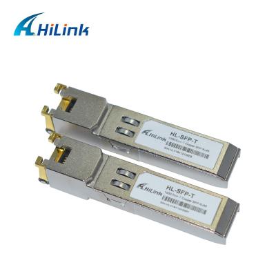 China RJ45 Port HL-SFP Optical Transceiver Module 1000 BASE -T SFP Gigabit Interface Converter for sale