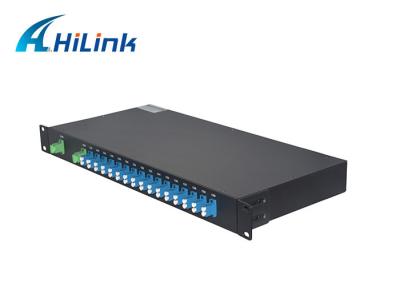 China 16 Modul brachte der Kanal-DWDM Mux Demux, 100GHz 1 16 heraus C im Bandgestell Module an zu verkaufen