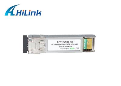 中国 DWDM Gbic SFP光学モジュール10G 1556.55nm C26 100Km SFP+ 10Gの長距離 販売のため