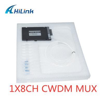 중국 높은 고립 WDM 해결책 1X8CH CWDM 필터 모듈 MUX LC/UPC 아BS는 섬유를 골라냅니다 판매용