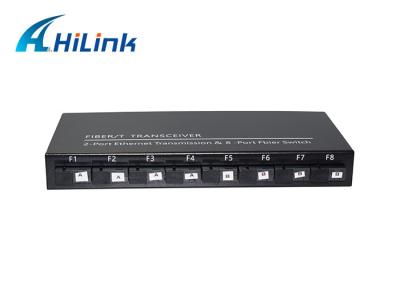 China 10m 100M 1000M 8 Media van de Havensrj45 Ethernet Vezel de haven van Convertorsfp Te koop