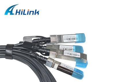 China Schalter-verweist direktes Befestigungs-Kupfer 40G QSFP+ Kabel der Befestigungs-Kabel-QSFP-4SFP10G-CU3M DAC zu verkaufen