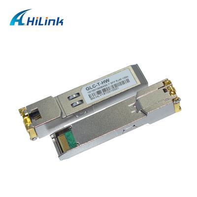 China Módulo do transceptor de GLC-T 10/100/1000BASE-T 3.3V RJ-45 SFP à venda