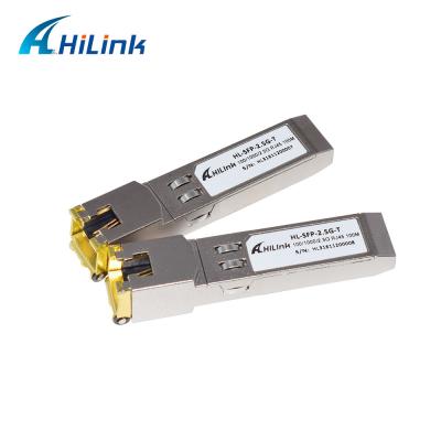 Κίνα 2.5gbase-Τ πομποδέκτης χαλκού χαλκού SFP RJ45 πομποδεκτών SFP χαλκού SFP προς πώληση