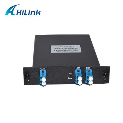 China 100GHz FTTX 1310nm 2CH Mux óptico Demux OADM DWDM añaden el módulo del descenso en venta