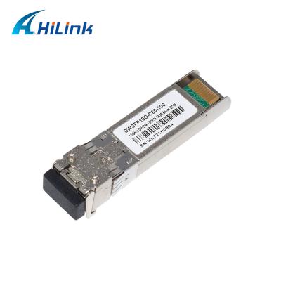 中国 100KM DWDM DWSFP10G SFP+のトランシーバー モジュールC60 1529.55nm 100km LC DOM 販売のため