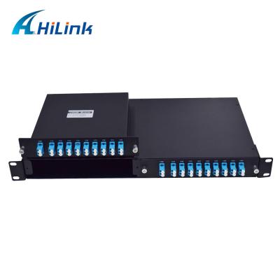 China CWDM MUX WDM Fiber Module 18CH 1U 19'' Racks ABS Box for sale